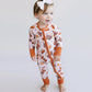 Bamboo Zip Romper | Pumpkin Spice