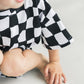 Shorts Set | Wavy Checkered