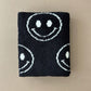 Smiley Fuzzy Blanket | Black