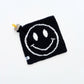 Smiley Plush Lovey | Black