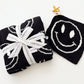 Smiley Plush Lovey | Black