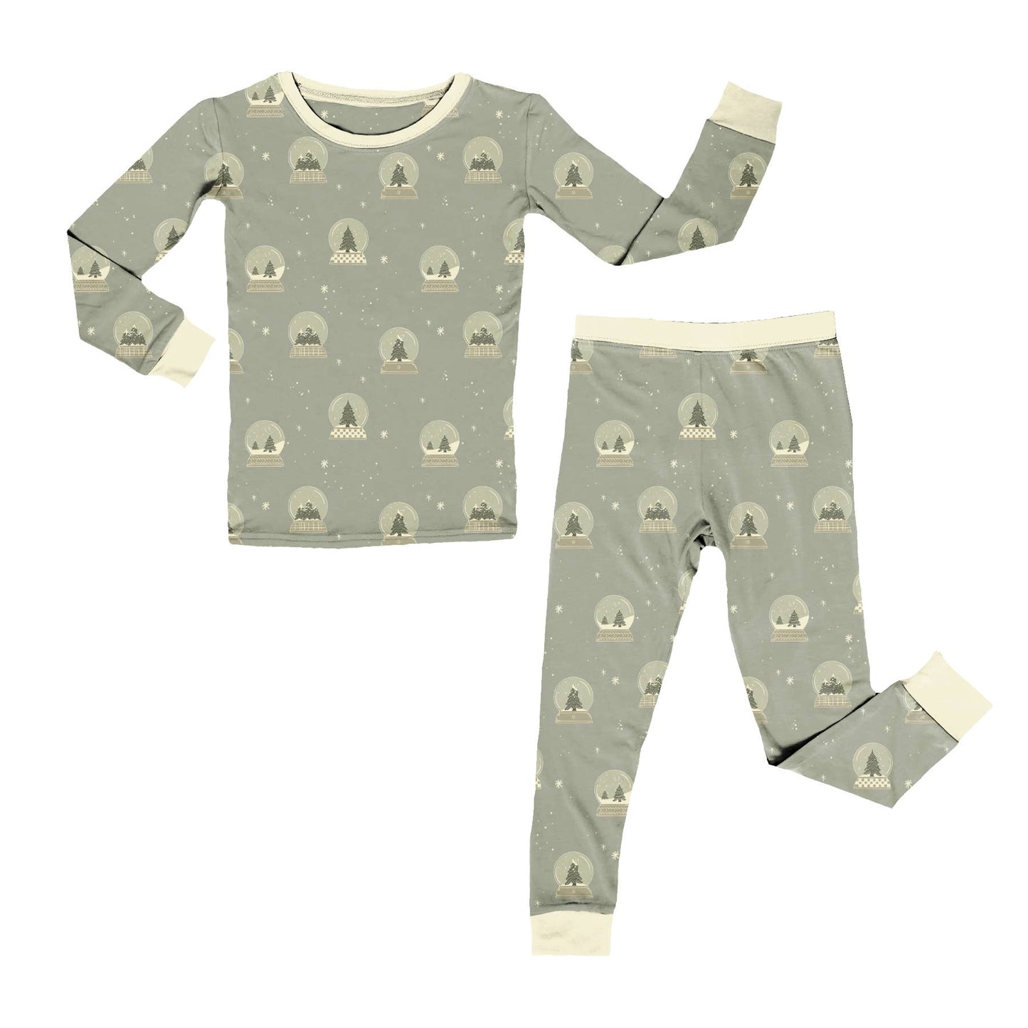 Christmas Snowglobe 2 Piece Bamboo Pajamas