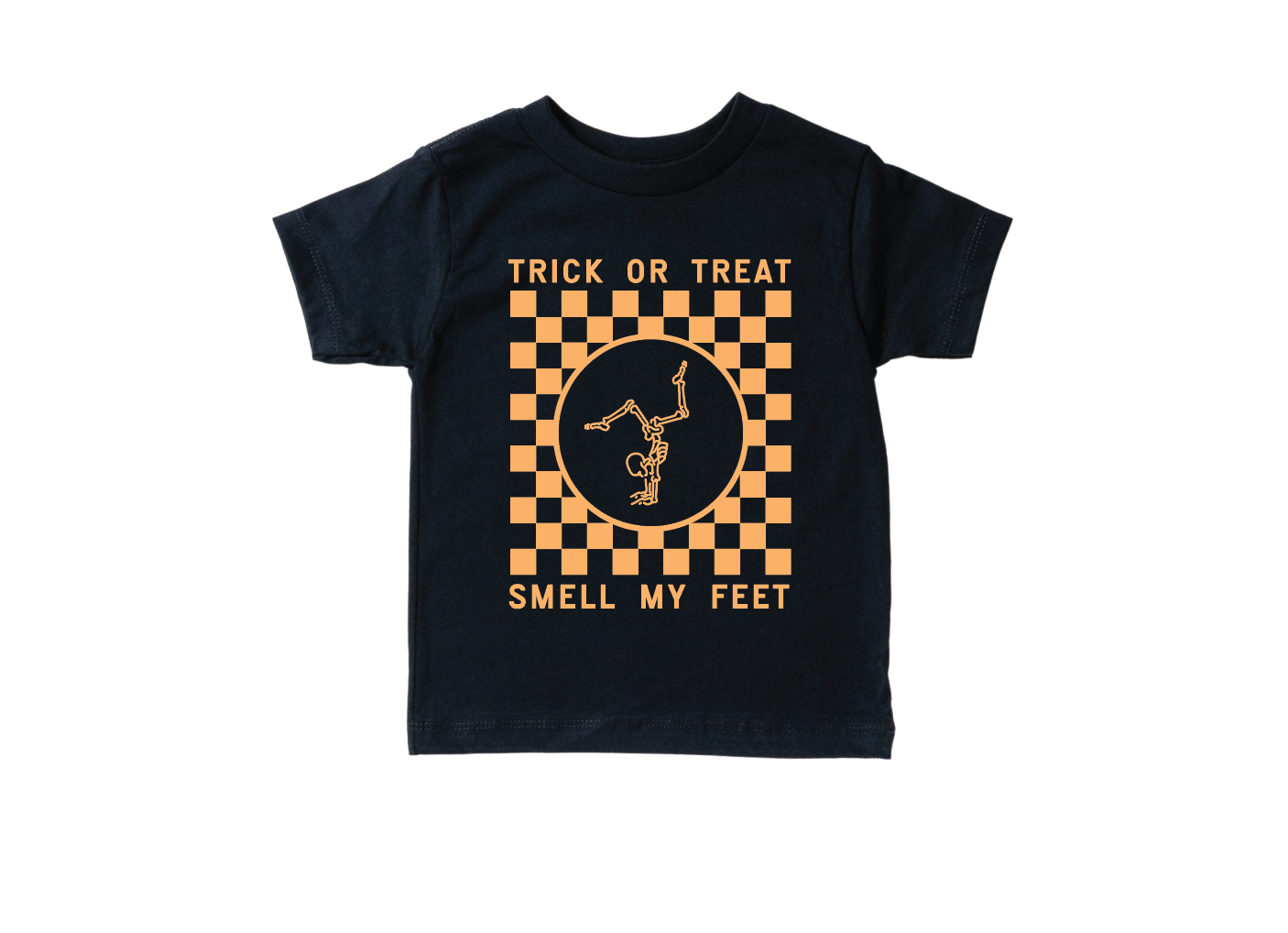 Trick or Treat Checkered Tee