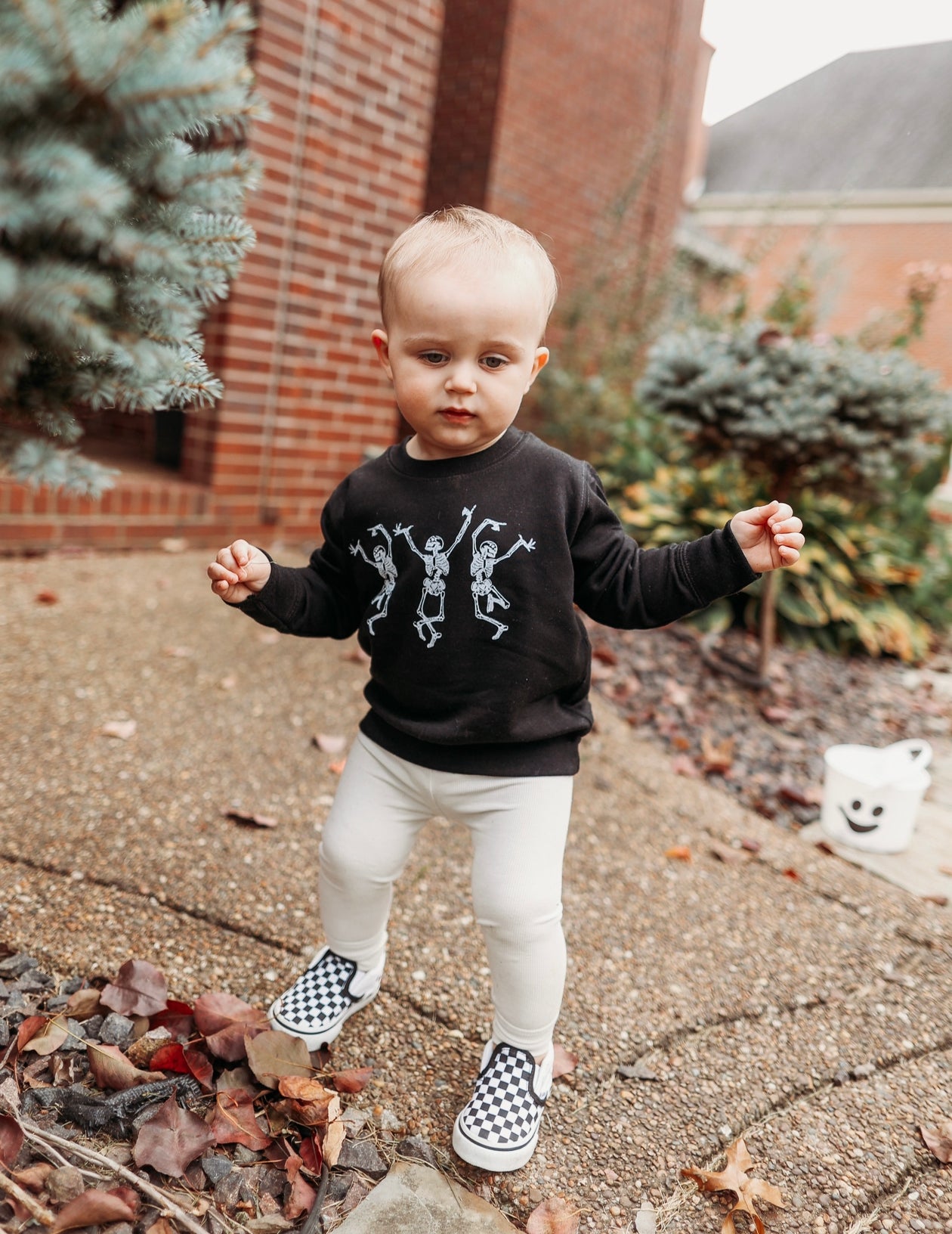 Dancing Skeletons Kids Sweatshirt